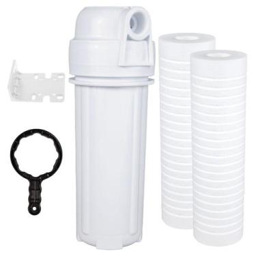 Imagem de Filtro Agua Cavalete Caixa D'agua 2 Refil Pp Ranhurado - Royal B&B