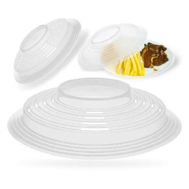 Imagem de Tampa microondas protetora alimentos plastico bpa free anti respingo s