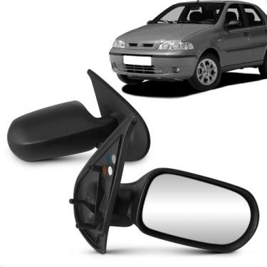 Imagem de Retrovisor Externo Espelho Lateral Palio G2 Fire 2001 a 2003 4 Portas 
