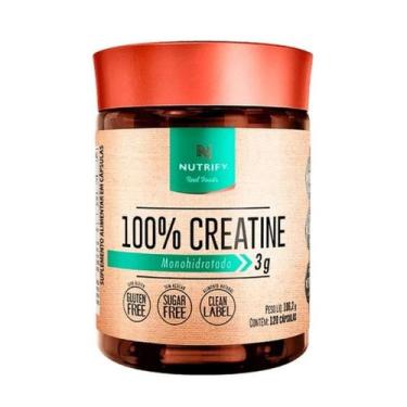 Imagem de Creatina Pura Nutrify 120 Cápsulas Original Premium
