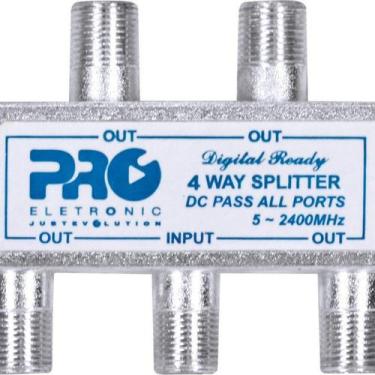 Imagem de Divisor 1 Entrada 4 Saídas 5-2400 MHz PQDV2024B - PROELETRONIC