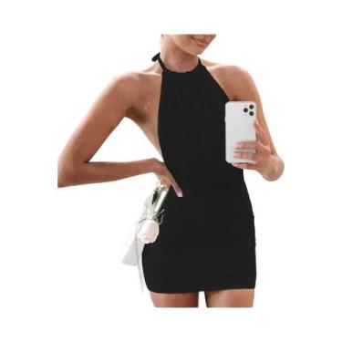 Imagem de Moda Praia Feminina Sensual Sem Costas Y2K, Vestido De Férias De Suces