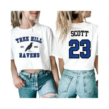 Imagem de Camiseta Nathan Scott One Tree Hill Ravens 23 Tree Hill Tees TV Show M
