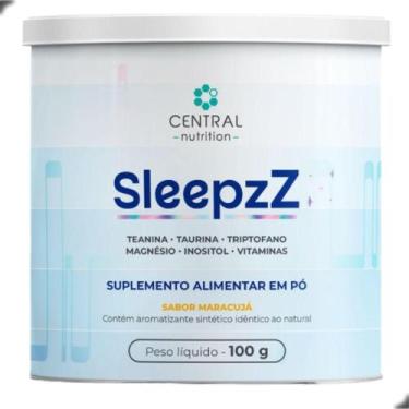 Imagem de Sleepzz Magnesio Inositol Triptofan 100g Central Nutrition, Maracuja