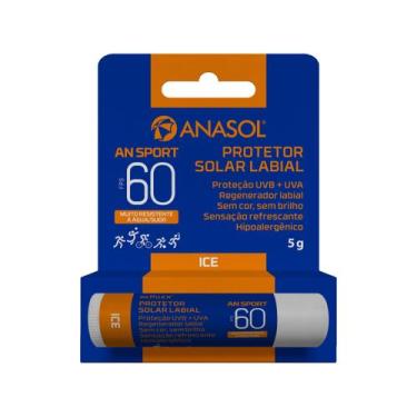 Imagem de Protetor hidratante labial anasol an sport fps 60 vegano 5g, 1, 5g