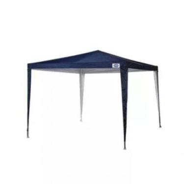 Imagem de Gazebo 3m x 3m Poliester Oxford Azul com Silvercoating - Mor