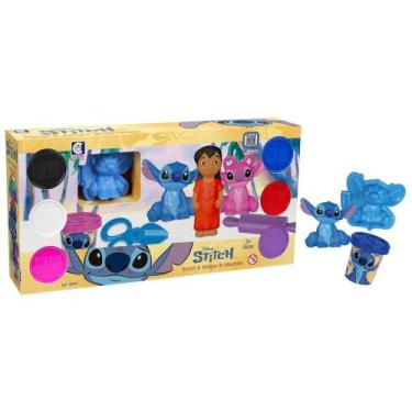 Imagem de Kit Massinha Disney Stitch & Amigos de Massinhas - Cotiplas com Acessó