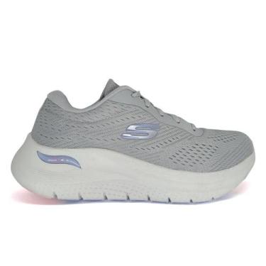 Imagem de Tênis skechers arch fit 2.0 feminino 150051, Cinza claro, 36