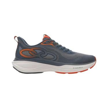 Imagem de Tênis Masculino Olympikus 43561394 Pride 4, Petroleo, Laranja, 40