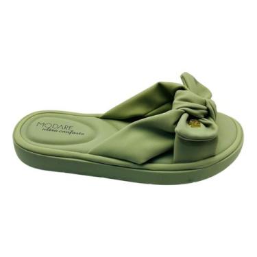 Imagem de Tamanco Modare Ultra Conforto Feminino Nó, Verde, Luna, 36