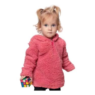 Imagem de Casaco De Inverno Pelinho Para Bebê C/ Capuz Teddy Unisex - Ahoba Baby