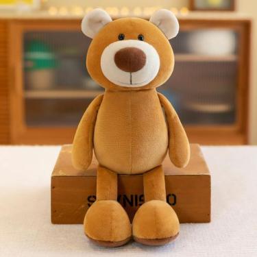 Imagem de Pelúcia Animais da Selva Safari - 35 Cm - JSQ TOYS, Urso marrom