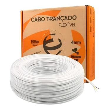 Imagem de Cabo Coaxial 4mm Bipolar 100m Para Cftv-connect Cable-p/câmeras - BR C