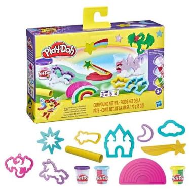 Imagem de Massinha PlayDoh Mundo Mágico Dos Unicórnios Hasbro F3616