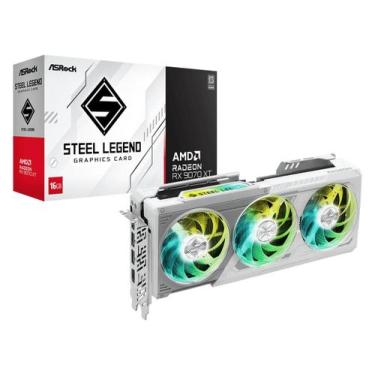Imagem de Placa de Video ASROCK Radeon RX 9070 XT Steel Legend 16GB GDDR6 256BIT