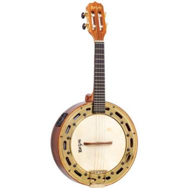 Imagem de Banjo Profissional Eletroacústico Rozini RJ12.AT.N.