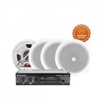 Imagem de Kit Som Ambiente COMPACT400OD CS530 - HAYONIK