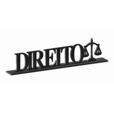 Imagem de Placa Decorativa Mdf- Direito - Brasfoot - MaisAZ