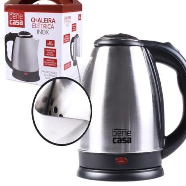 Imagem de Chaleira Elétrica Inox Bene Casa 1,8L 110V com Desligamento Automático