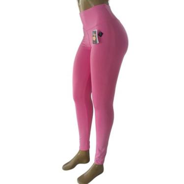 Imagem de Legging Academia com proteção uv - Expressão Latina, Rosa, GG