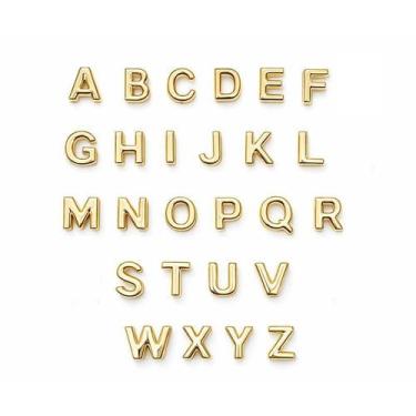 Imagem de Letras de Metal Dourado para Personalização de Lingeries - Yaffa, S