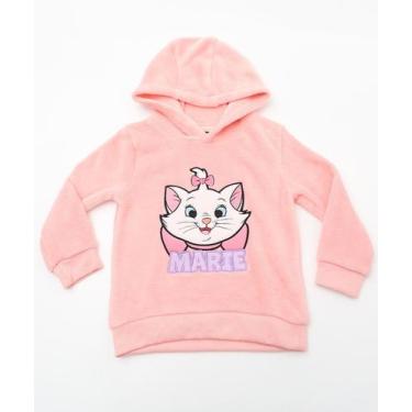 Imagem de Blusão Infantil Fleece Capuz Bordado Marie Tam 1 a 3 R-49385 - Disney,