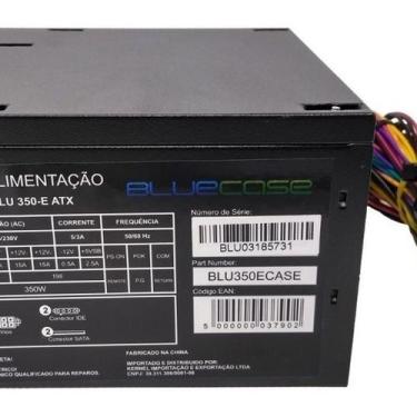 Imagem de Fonte de alimentacao 350w c/ cabo s/ caixa (blu350-k atx) - bluecase
