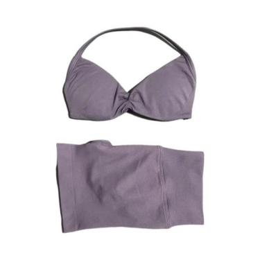 Imagem de Conjunto De Ginástica Feminino De 2 Peças Sem Costura Com Alças, Leggi