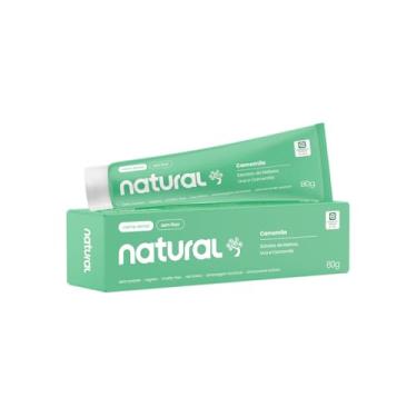 Imagem de ORGÂNICO NATURAL Creme Dental Natural com Extratos de Uva, Melissa e Camomila - Pasta de Dentes Sem Flúor e Químicas Desnecessárias - Frescor Prolongado - Vegano - 80g