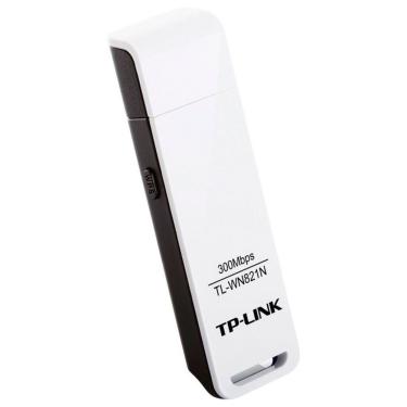 Imagem de Adaptador USB Wireless TL-WN821N 300Mbps com Tecnologia MIMO e Botão WPS TP-Link