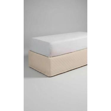 Imagem de Saia Box Casal Matelada Ultrassônica Bege 1,88x1,38 - Congratulations 
