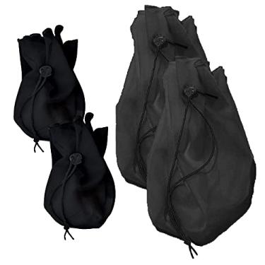 Imagem de Kit Coador Voal Preto 2 PP + 2 Médio Suco Verde Detox Kefir