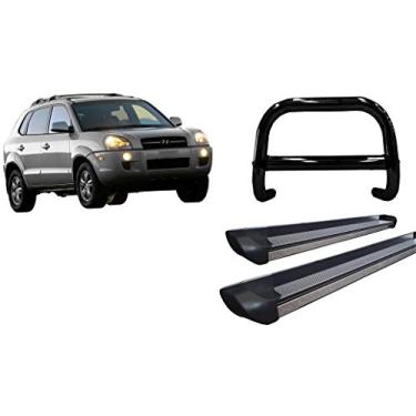 Imagem de Kit Quebra mato C/barra+estribo perso preto Tucton até 2016