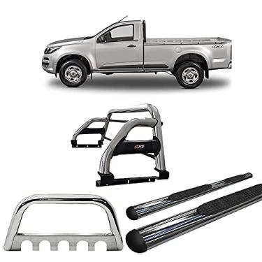 Imagem de Kit Quebra Mato+Santo Ant.H2+Estribo Oval S10 12/20 CS Cromo