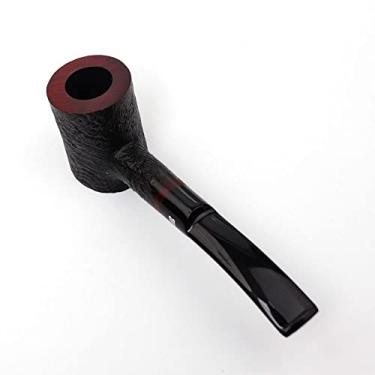 Imagem de MUXAING Briar Cachimbos de tabaco feitos à mão com filtros de 9 mm, limpadores de cachimbo, filtro de tela, bolsa de escova, suporte para suporte de faca, aldrava de faca, 10 ferramentas