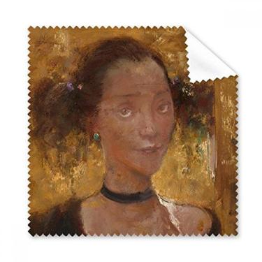 Imagem de Girl Portraits XJJ Pano de limpeza de pintura a óleo limpador de óculos de tela de telefone 5 peças