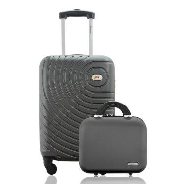 Imagem de Kit Mala de Bordo mais Frasqueira Rígida ABS - Gladiador A7