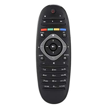 Imagem de Controle remoto de TV, controle remoto de TV de substituição controle universal para TV/DVD/AUX/Preto