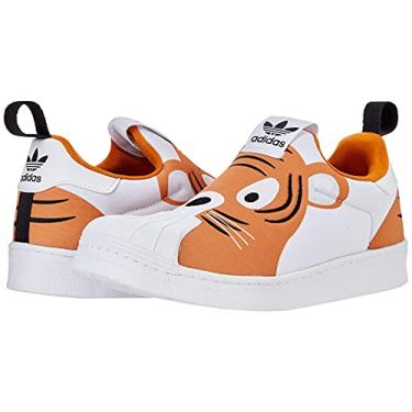 Imagem de adidas Originals Superstar 360 (Little Kid) White/Focus Orange/Black 3 Little Kid M