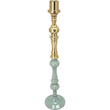 Imagem de HOME&CO GRAMBELLO CASTIÇAL 41x9x9cm METAL CINZA