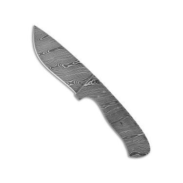 Imagem de BUCKNBEAR KNIVES Lâmina em branco de aço damasco feita à mão personalizada para fazer facas