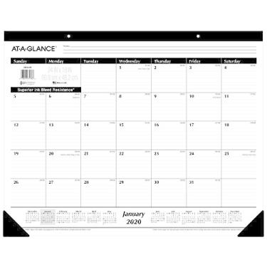 Imagem de Calendário de mesa AT-A-GLANCE 2020, bloco de mesa, 61 x 48 cm, Jumbo, pautado (SK3000)