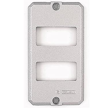 Imagem de Tampa Para Condulete 2 Postos Ajustados 1/2'' - 3/4'' - 56115/005 - TRAMONTINA - Tampa Para Condulete 2 Postos Ajustados 1/2'' - 3/4'' - 56115/005 - TRAMONTINA