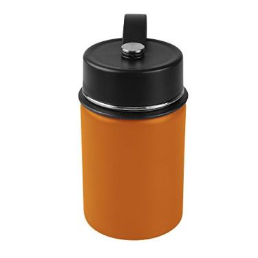 Imagem de Tahoe Trails Garrafa de água de aço inoxidável isolada a vácuo com parede dupla de 355 ml, Cheddar escuro