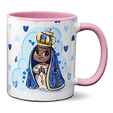 Imagem de Caneca Sou Devoto De Nossa Senhora Aparecida Presente (Rosa)
