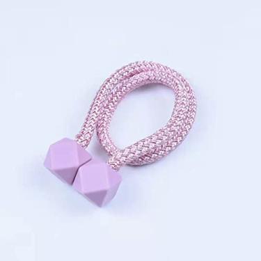 Imagem de suportes de cortina Instale a cortina de atração magnética sem prendedor magnético acessórios de alça de cortina prendedor de cortina corda de ligação, T3,4 pcs