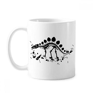 Imagem de Caneca de cerâmica Dragon Grass Stegosaurus enorme cerâmica xícara de café porcelana louça