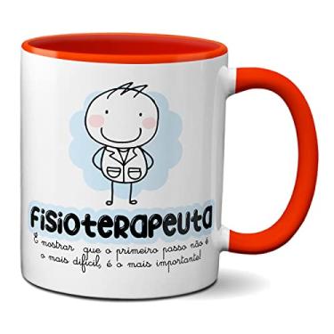 Imagem de Caneca Fisioterapeuta O Primeiro Passo É O Mais Importante (Vermelha)
