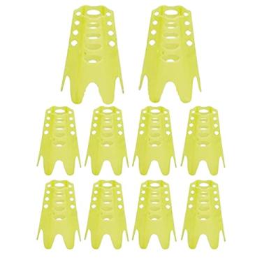 Imagem de simhoa Tees de golfe profissionais reutilizáveis e duráveis simuladores de golfe pa jdim livre suprimentos pa de golfe, AMARELO