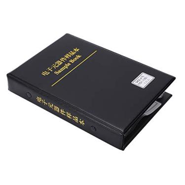 Imagem de Livro de Amostra de Resistência Garosa, 0402 Series 170 Value Kit de Sortimento de Resistores Kits de Sortimento de Componentes Eletrônicos, Livro de Amostra de Resistor Combo, Preto,Resistência